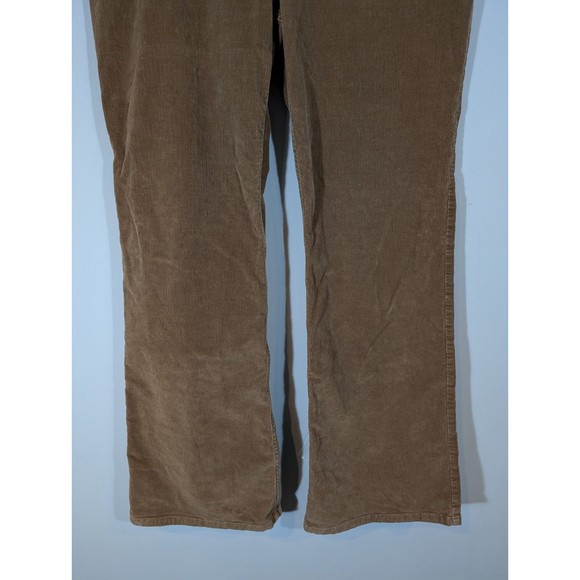J.Jill Women Brown High-Rise Boot cut Corduroy Pants Sz 14 English Countryside - Picture 3 of 8
